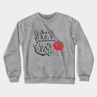 Rose City Paint Drip Crewneck Sweatshirt